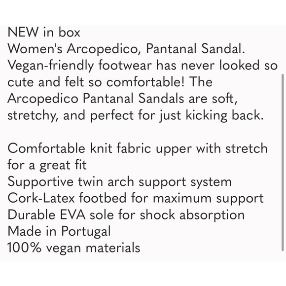 Arcopedico Pantanal women’s Sandals, various sizes, Black - Picture 9 of 12